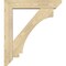 Ekena Millwork Imperial Slat Rough Sawn Bracket w/ Offset Brace, Douglas Fir, 6"W x 28"D x 32"H BKT0604X28X32IMP06RDF - alternate 2